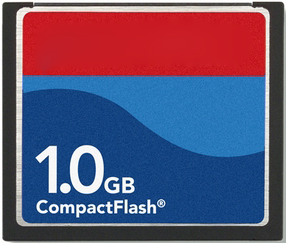 Tarjetas Compact Flash USB y lectores de tarjetas: 1 GB CF Card