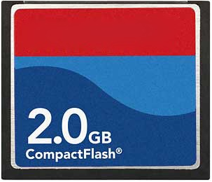 Tarjetas Compact Flash USB y lectores de tarjetas: 2 GB CF Card