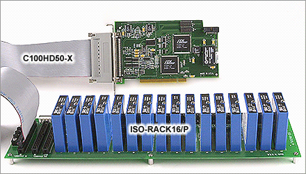C100HD50-X, ISO-RACK 16/P