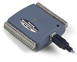 USB-1208FS La tarjeta USB-1208FS es el equipo más recomendado para todos aquellos usuarios de sistemas de adquisición de datos interesados en realizar aplicaciones basadas en tecnología USB