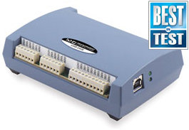 USB-2408-2AO - Tarjeta de adquisición de datos de temperatura y tensión