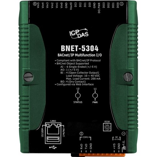 Módulo multifunción BACnet/IP: BNET-5304