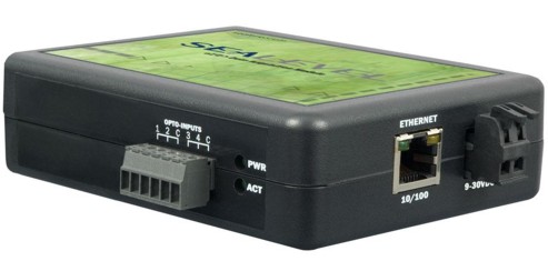 Módulo Ethernet Modbus TCP con cuatro entradas digitales 130E