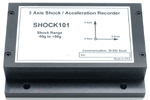 Shock101 - 3-Axis Peak Acceleration Recorder