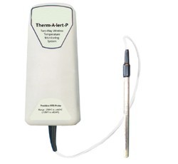 Therm-A-lert-P es un sistema de alarma y monitoreo de temperatura