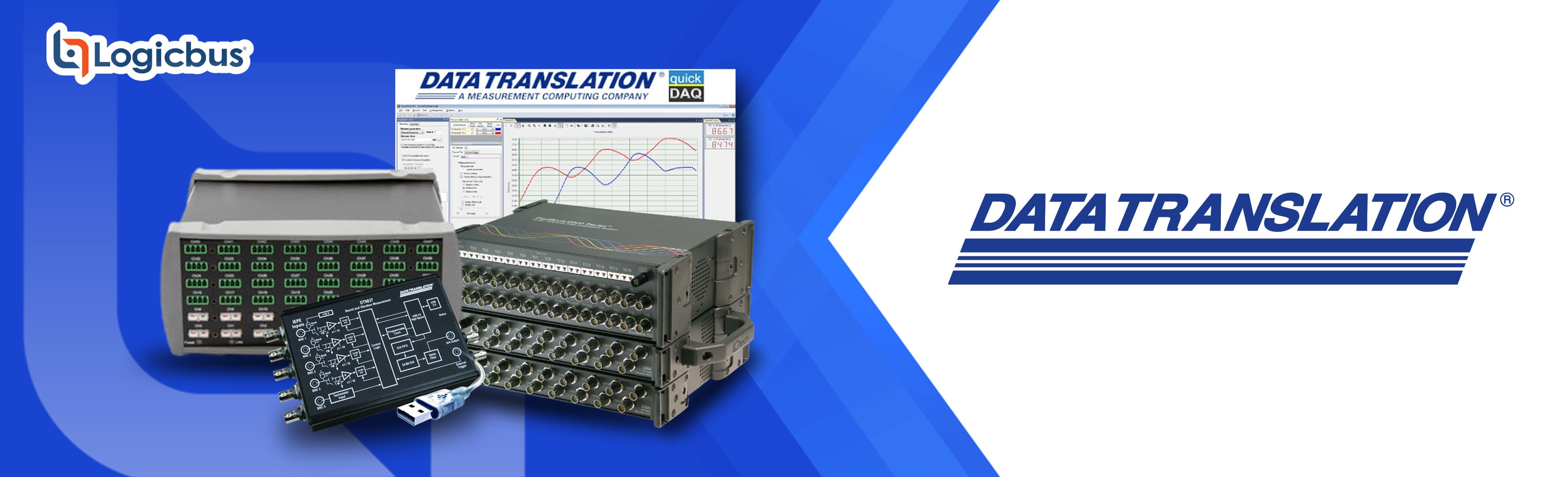 Data Translation Dispositivos avanzados de DAQ especializados en analizadores de señales dinámicas y adquisición de datos aislados. Productos específicamente diseñados para aplicaciones de escritorio exigentes e integradas
