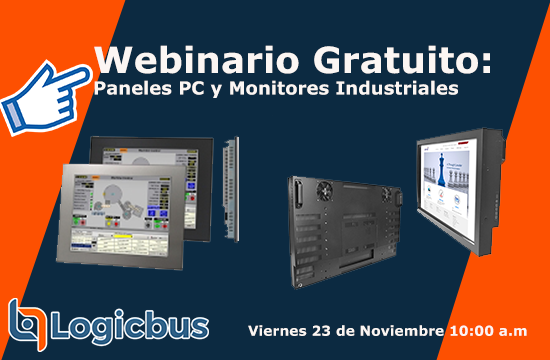 Webinario Gratuito: Panel PC y Monitores Industriales
