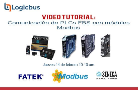 video tutorial - Comunicacion de PLCs FBS con modulos Modbus