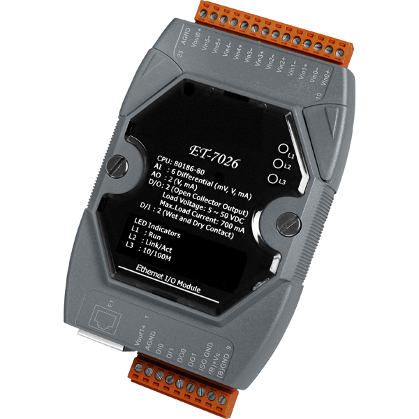  Módulo Ethernet de adquisición de datos: ET-7026