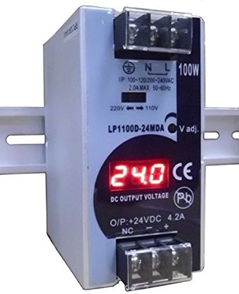 LP1100D-24MDA: Fuente de poder de AC -> DC, 12V, 8.3A 100w