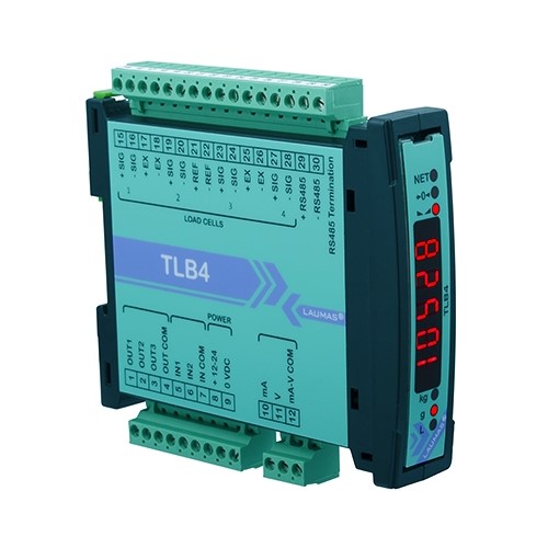 Transmisor de Peso con caja sumadora integrada: TLB4