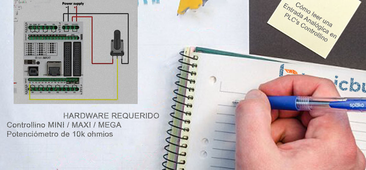 Imagen sobre cómo Leer una Entrada Analógica en PLC's Controllino