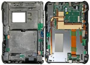 Below you can see the very strong cast magnesium on the left, and the Polymer top with all of the electronics and the display on the right
