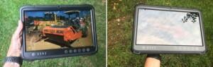 Tablet user is familiar with: the flipside of those glossy, vibrant capacitive touch displays is that they reflect