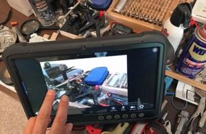 The overall idea of adding cameras to workforce-grade tablets is so that their users can document whatever they are working on without the need for an additional camera.