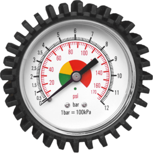 Presión manométrica (PSIG).