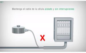 mantén el cable de la celda aislado y sin interrupciones - celdas de carga - Laumas 