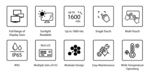 Paneles PC legibles a la luz del sol