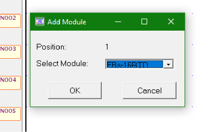 Añadir módulo - Position 1 