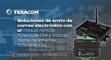 Envío de correo electrónico para módulos remotos para TCW122B-CM y módulo digital de ethernet TCW181B-CM