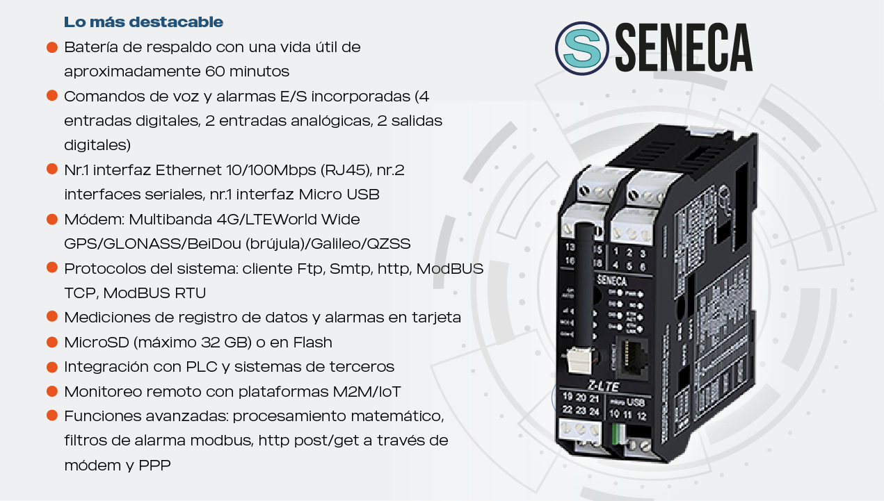 Z-LTE-WW Datalogger 4G LTE WW con GPS