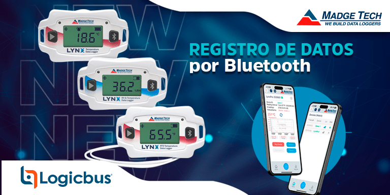 Madgetech: Nuevo Registrador de datos Bluetooth LynxPro