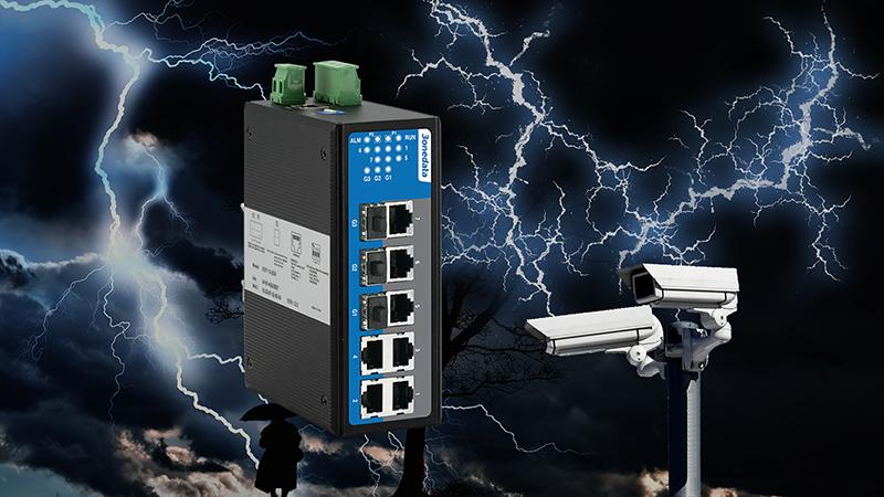 Switch Industriale Managed Ethernet Direct HME-621 – 6 Porte, Aperto Mai Usato