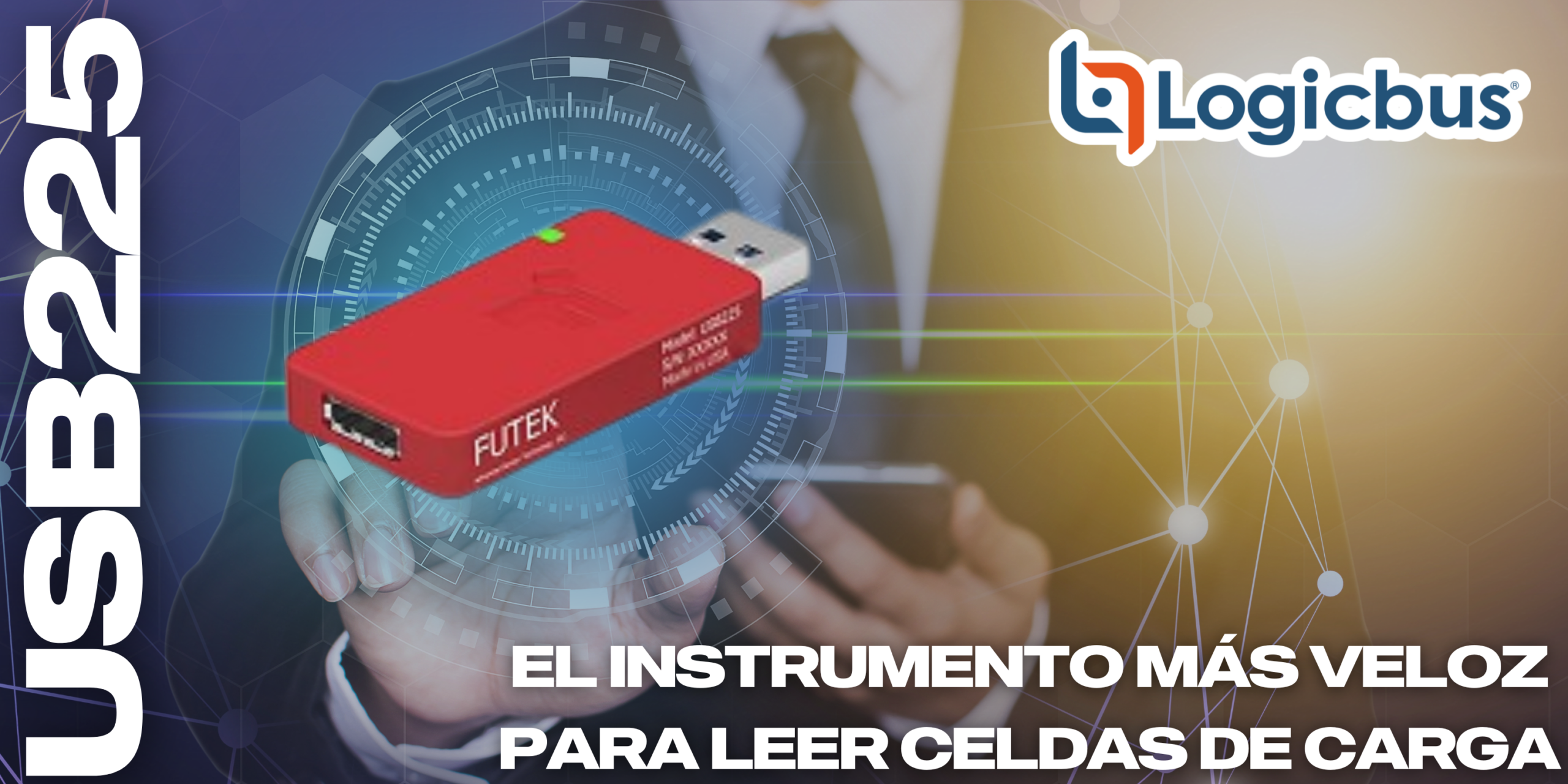 Imagen acerca de USB225 El instrumento más veloz para leer celdas de carga.