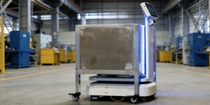 Desbloqueando la intralogística flexible: Guía completa del AMR de elevación Autoxing L300 (AX8112)