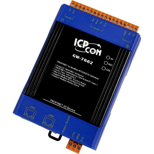 Módulo Modbus TCP a RTU: GW-7662