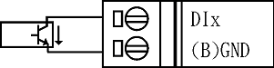 Diagrama de Conexión Tipo de entrada: De colector abierto