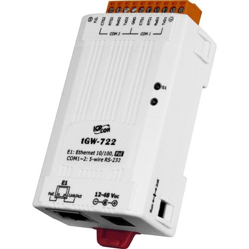 Módulo Modbus TCP a RTU: tGW-722