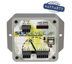 8111 - Módulo USB SeaDAC Lite DIO-8, con 4 entradas digitales opticamente aisladas y 4 salidas de relevador de estado solido (maximo 60V 500mA).