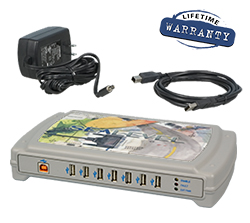 Hub industrial USB 2.0 de 7 Puertos (HUB7P) Hub industrial USB 2.0 de 7 Puertos (HUB7P)