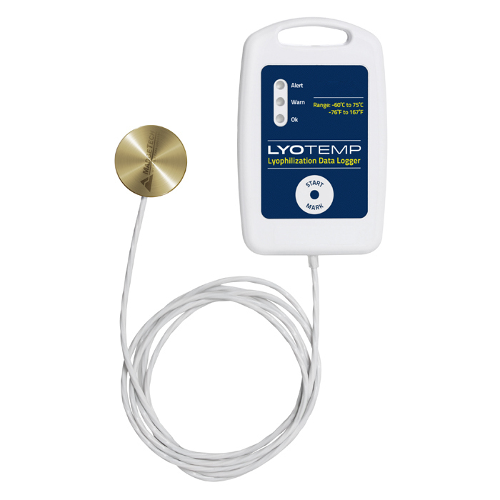 MICRODISC: Sensor de temperatura de superficie diseñado para ser utilizado con el registrador LYOTEMP