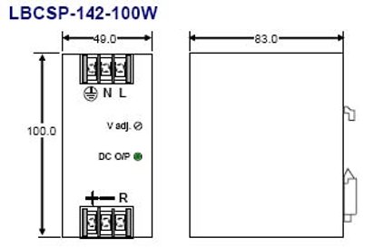 Clic para ampliar dimensiones  del LBCSP-142