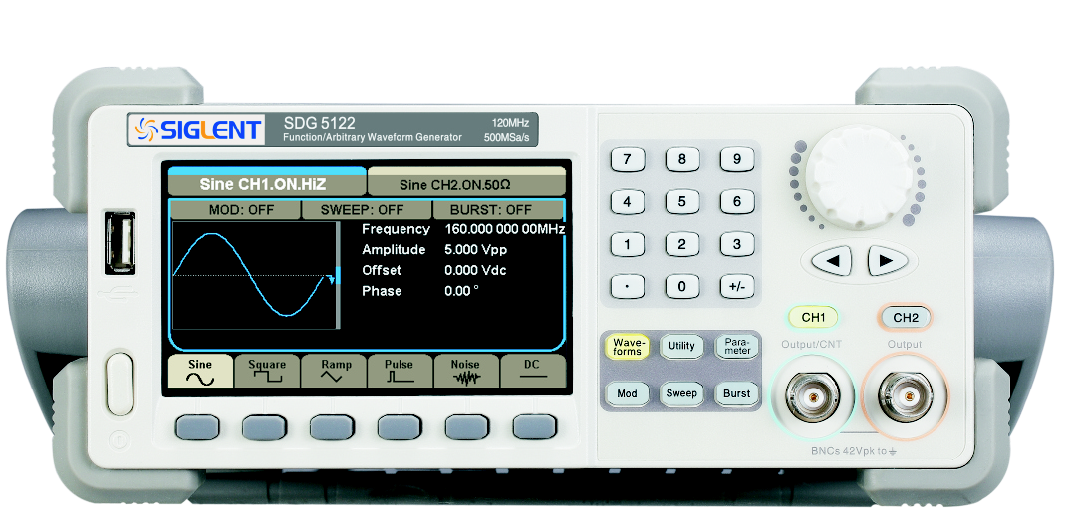 SDG2122X, generador de funciones de la marca SIGLENT