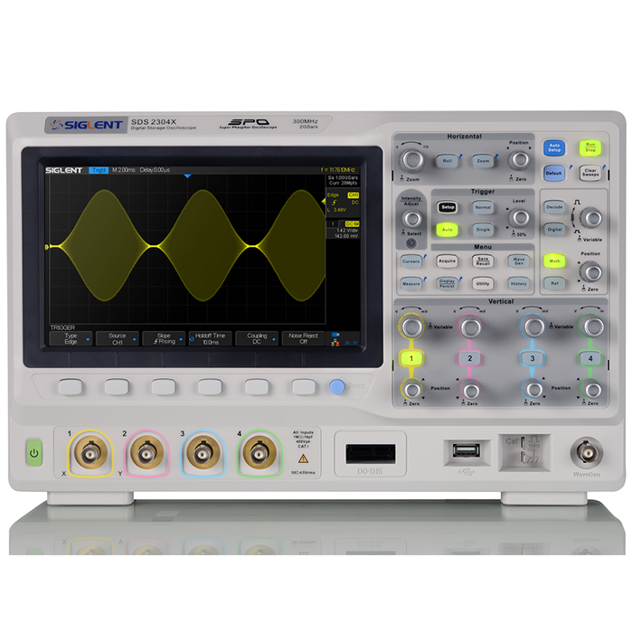 SDS2104X, osciloscopio digital de la marca Siglent