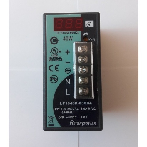 LP1040D-05SDA: Fuente de poder de AC -> DC, 5V, 8A 40w