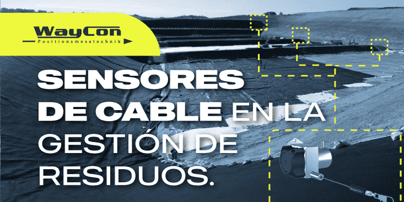 Sensores de cable en la gestión de residuos