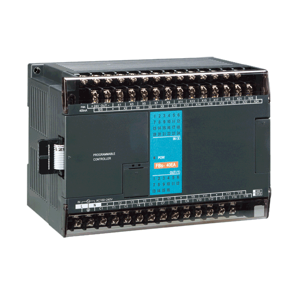 FBS-24EAT: PLC con 24 Variables de E/S: 14 entradas digitales y 10 Salidas de Transistor 