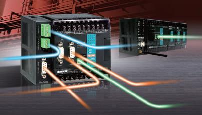 FBs-60MC PLC con 60 variables de E/S: 36 entradas digitales y 24 salidas de relevador o transistor