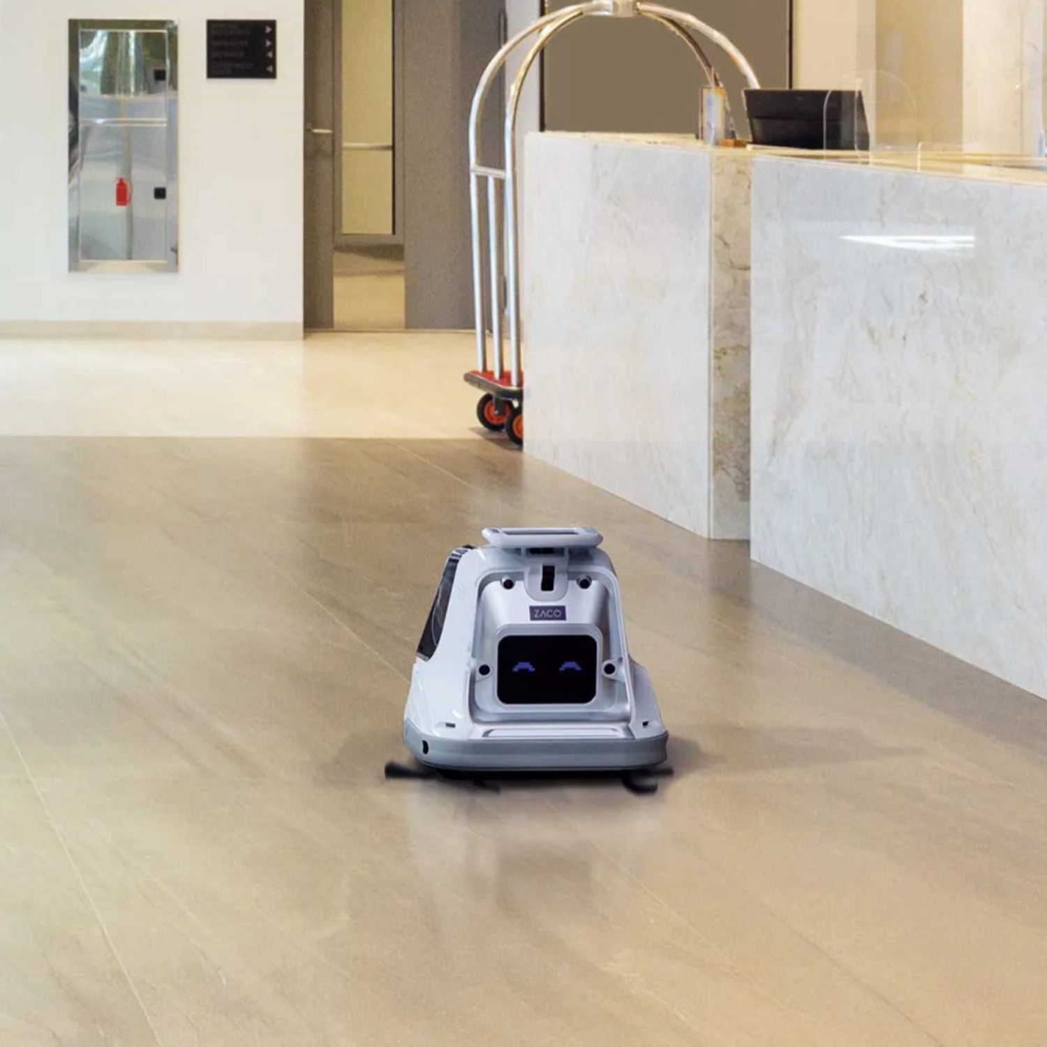 Basco Robot Zaco | Robot barredora y aspiradora industrial - Logicbus