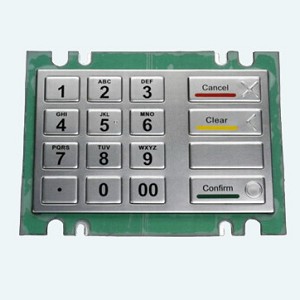 LBKP35902 - Teclado numérico con 16 teclas, material acero inoxidable, con interfaz USB, teclas grabadas con láser. Resistente a golpes, agua y vibración (protección IP65 y NEMA 4X). Dimensiones 160 mm x 102 mm.