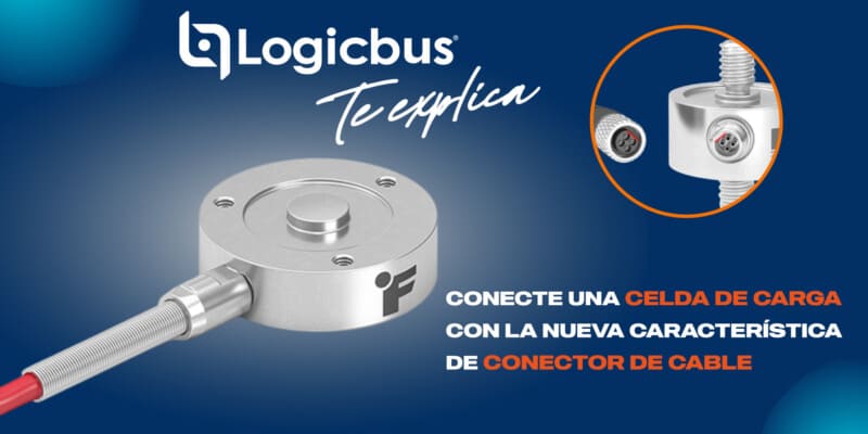 Conecte una celda de carga con la nueva característica de conector de cable