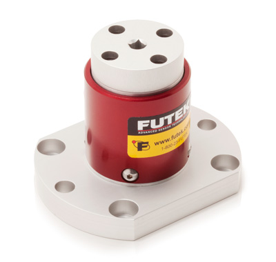TDF400  Futek México - El sensor de par de reacción TDF400 está disponible en construcción de aluminio con una protección de sobrecarga incorporada de hasta 400 in-oz. El sensor de par de reacción TDF400 estándar se puede modificar o personalizar para cumplir con sus requisitos