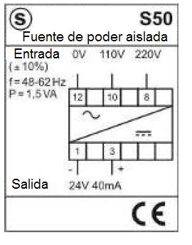 Diagrama de fnete de poder aislada