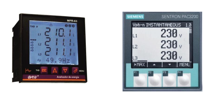 multimedidores de variables para tableros