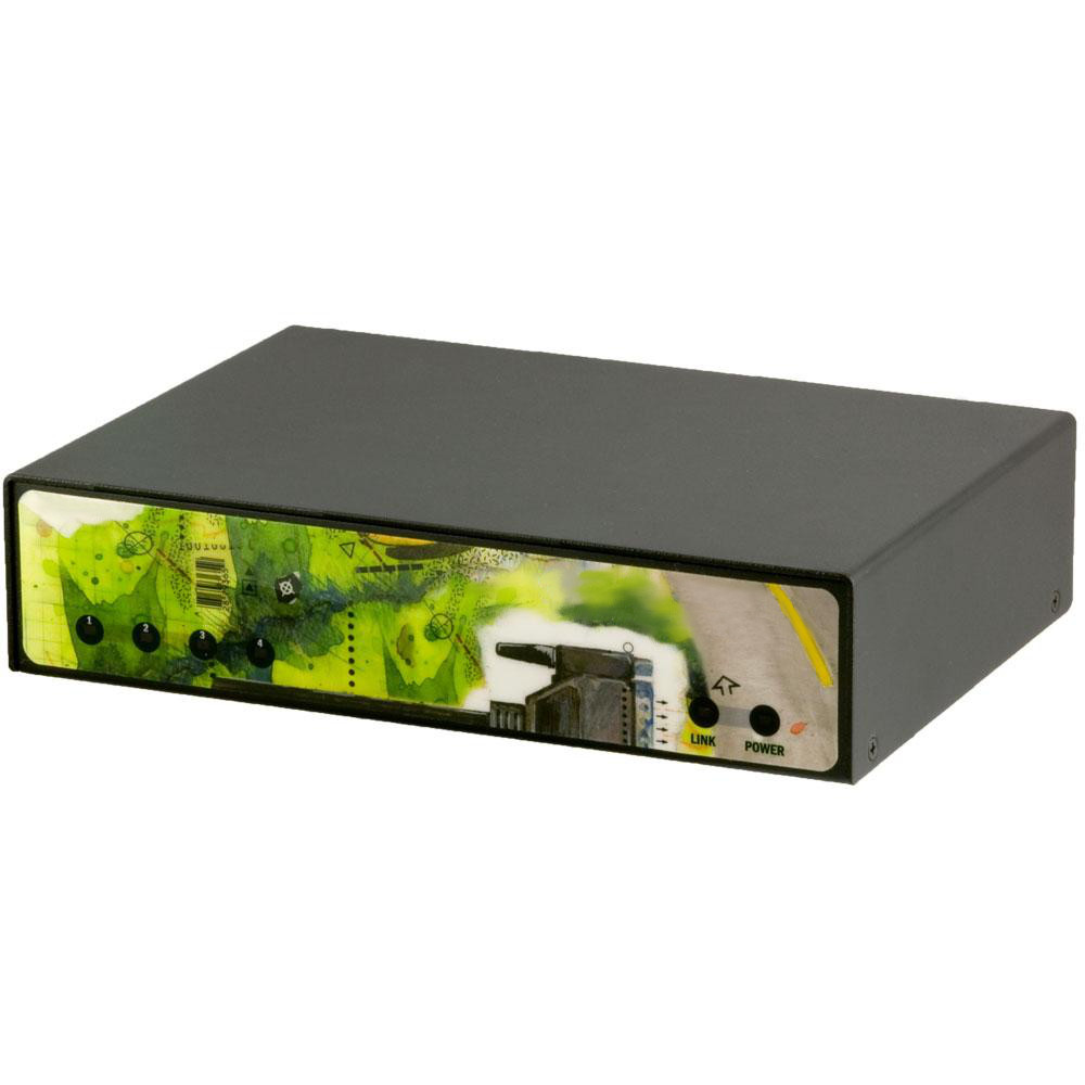 Convertidor de Ethernet a 4 puertos RS232 (DB9 macho). Incluye fuente de poder RS-232, RS-422, RS-485 4401 Convertidor de Ethernet a 4 puertos RS232 (DB9 macho). Incluye fuente de poder 4401
