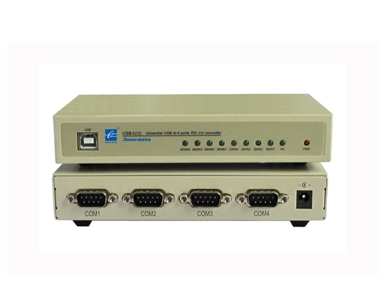 Convertidor USB a 4 puertos RS-232 con conectores DB9 macho. Incluye fuente de poder y cable USB. - LBUSB164232 Convertidor USB a 4 puertos RS-232 con conectores DB9 macho. Incluye fuente de poder y cable USB. - LBUSB164232